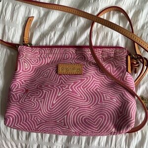 Dooney and Burke pink cross body